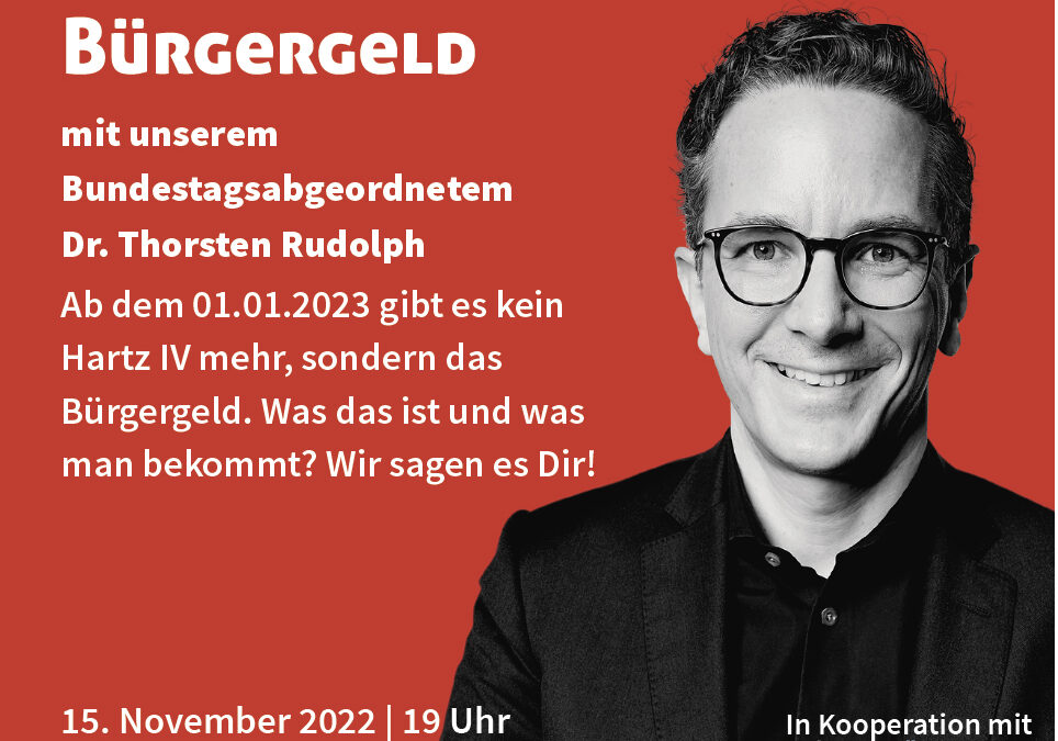 Infoveranstaltung Bürgergeld am 15. November 2022