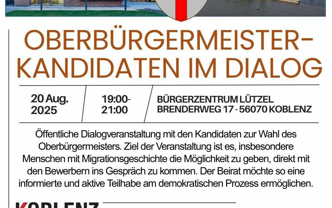 OB-Kandidaten im Dialog im BüZ Lützel